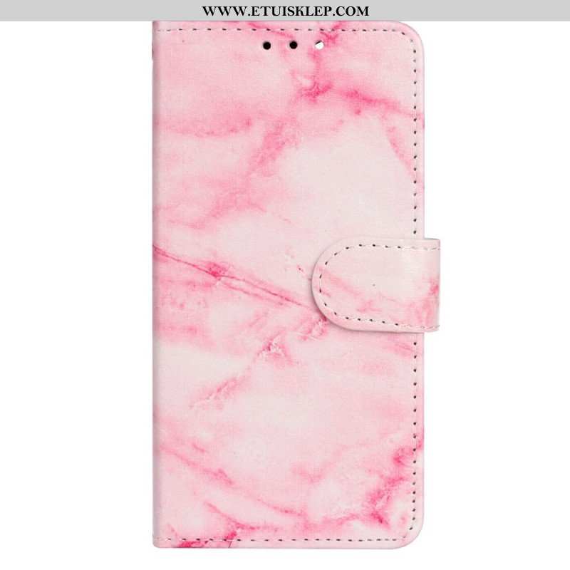 Etui Folio do Moto G73 5G Marmur